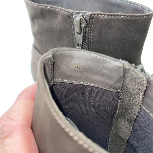 Vaneli Suede Boots Womens Size 9 Narrow Side Zipper Buckle Detail Brown Taupe - Picture 8 of 12